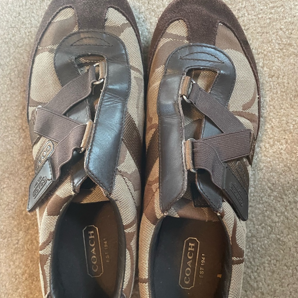 Coach sneakers, size 9.5